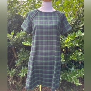 Elorie plaid shift dress